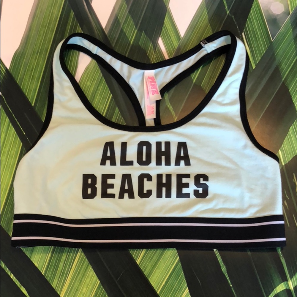 VS PINK sports bra aloha beaches